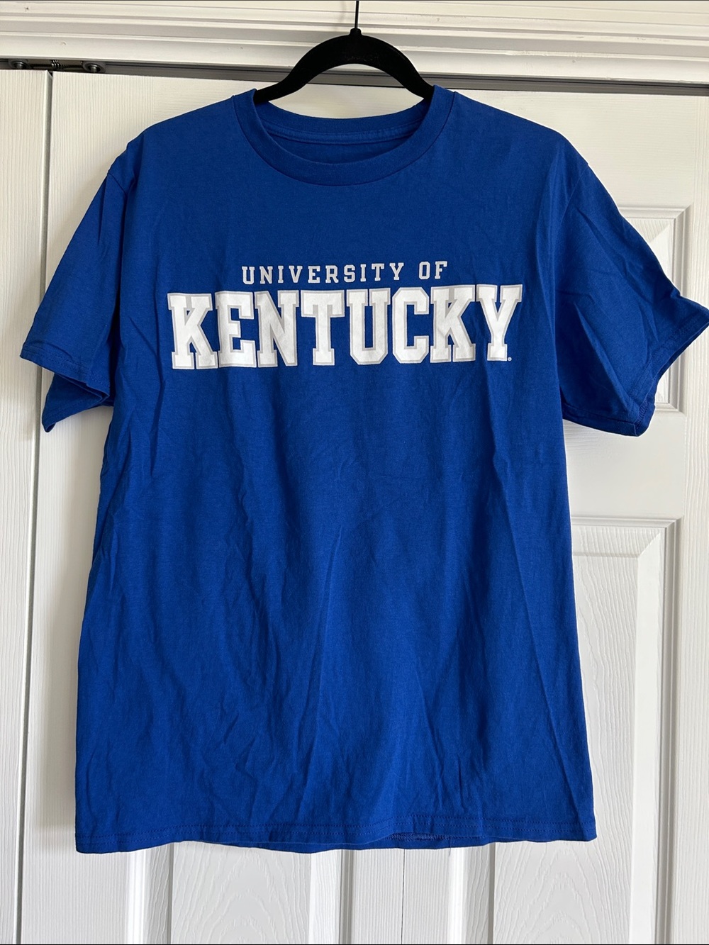 UK University of Kentucky blue Medium tee t-shirt